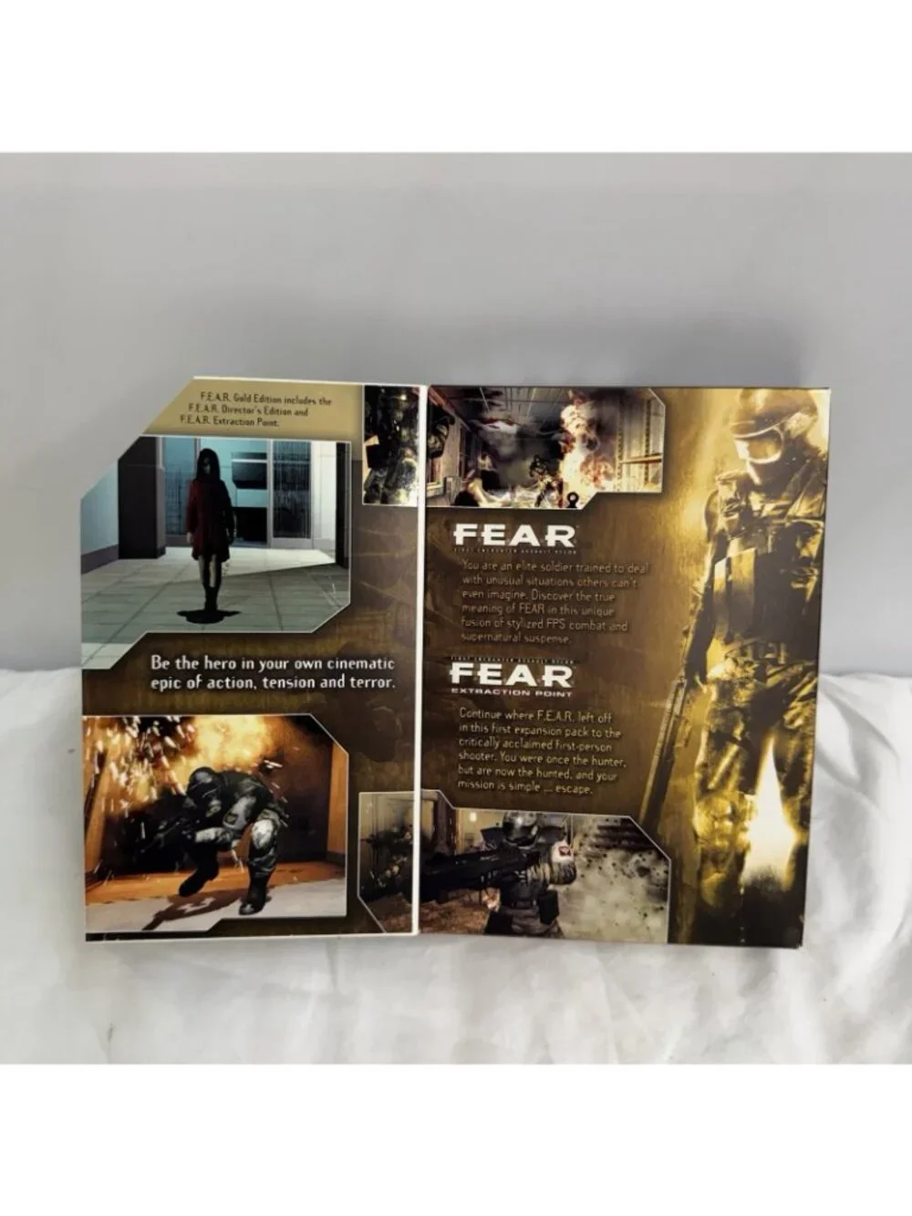 F.E.A.R. Gold Edition PC DVD-ROM First Encounter Assault Recon Sierra Untested